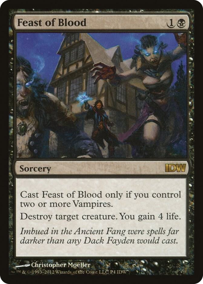 Feast of Blood (IDW Comics 2012) #P4 P - Media Promos Pokemon card