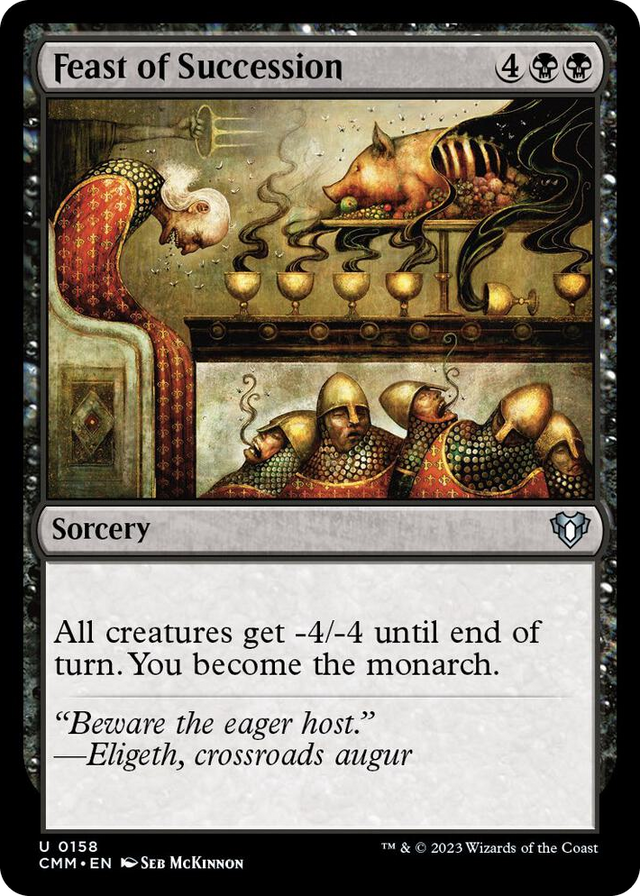 0158 Feast of Succession U Commander Masters