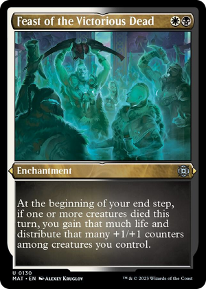 0130 Feast of the Victorious Dead (Foil Etched) U March of the Machine: The Aftermath