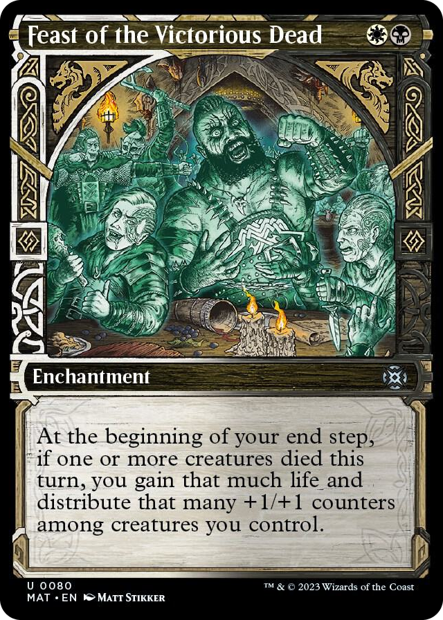 Feast of the Victorious Dead (Showcase) #80 U - March of the Machine: The Aftermath Pokemon card