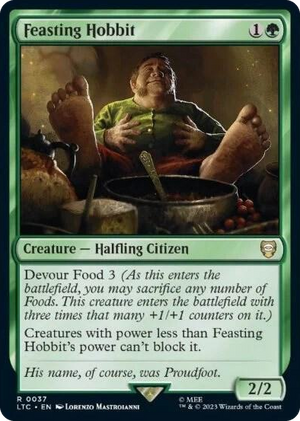0037 Feasting Hobbit R Commander: The Lord of the Rings: Tales of Middle-earth