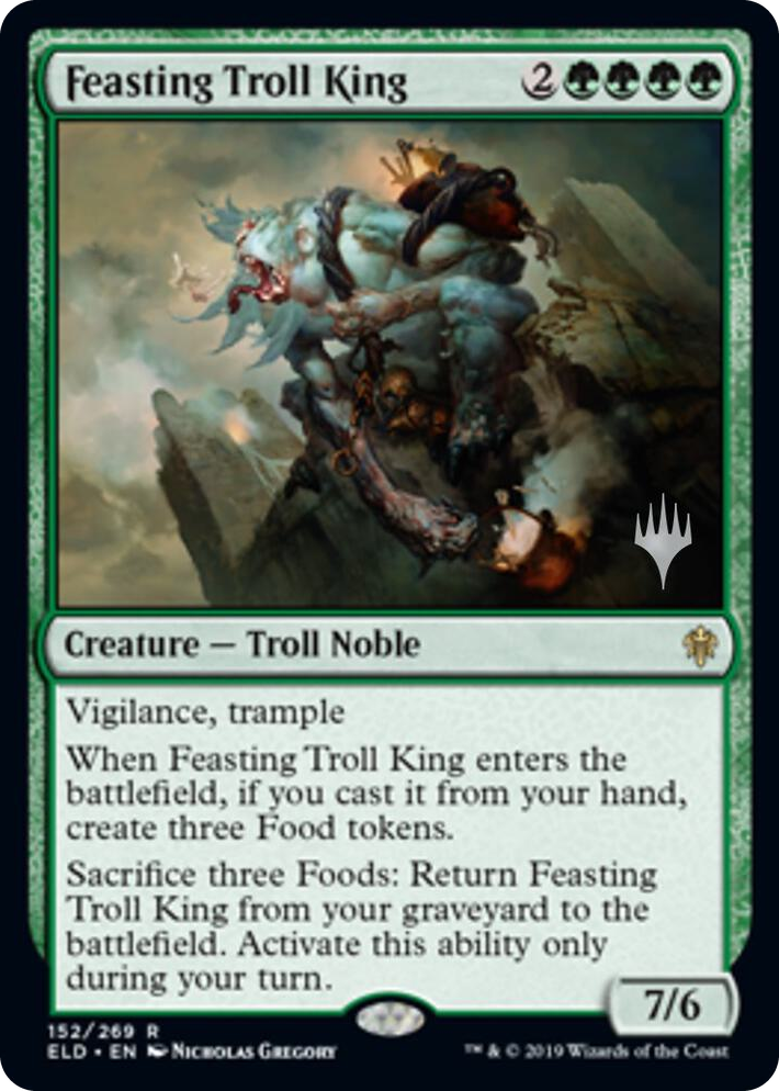 0152 Feasting Troll King R Promo Pack: Throne of Eldraine