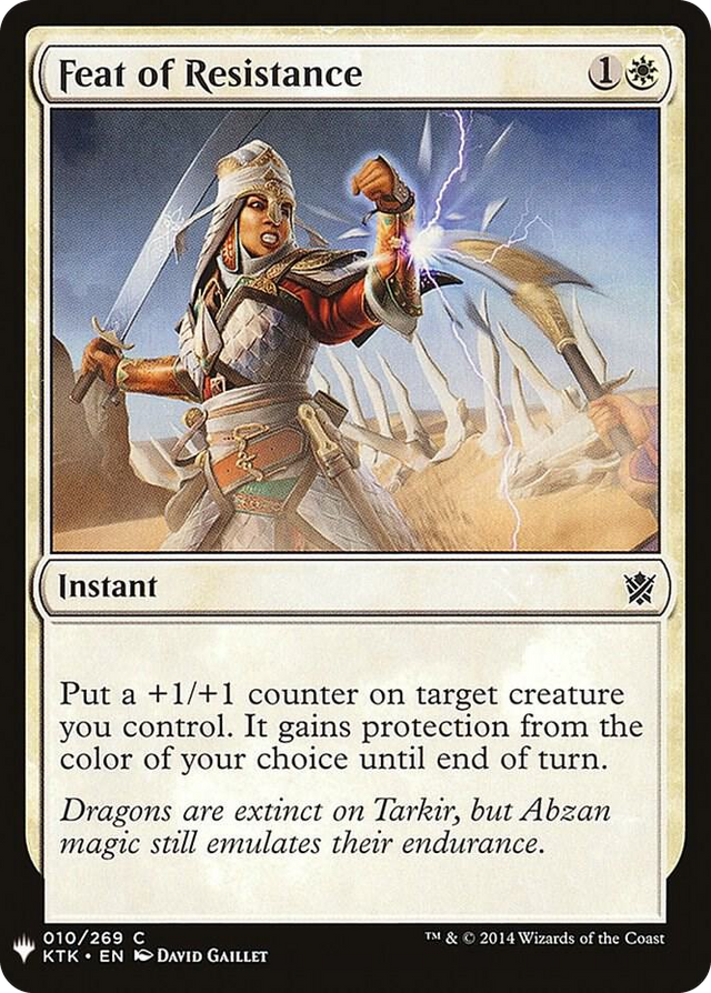 0010 Feat of Resistance C The List Reprints