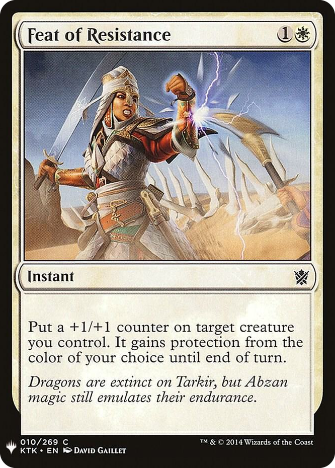 Feat of Resistance #10 C - The List Reprints Pokemon card