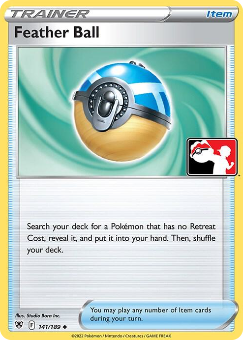 0141 Feather Ball Uncommon Prize Pack Series Cards