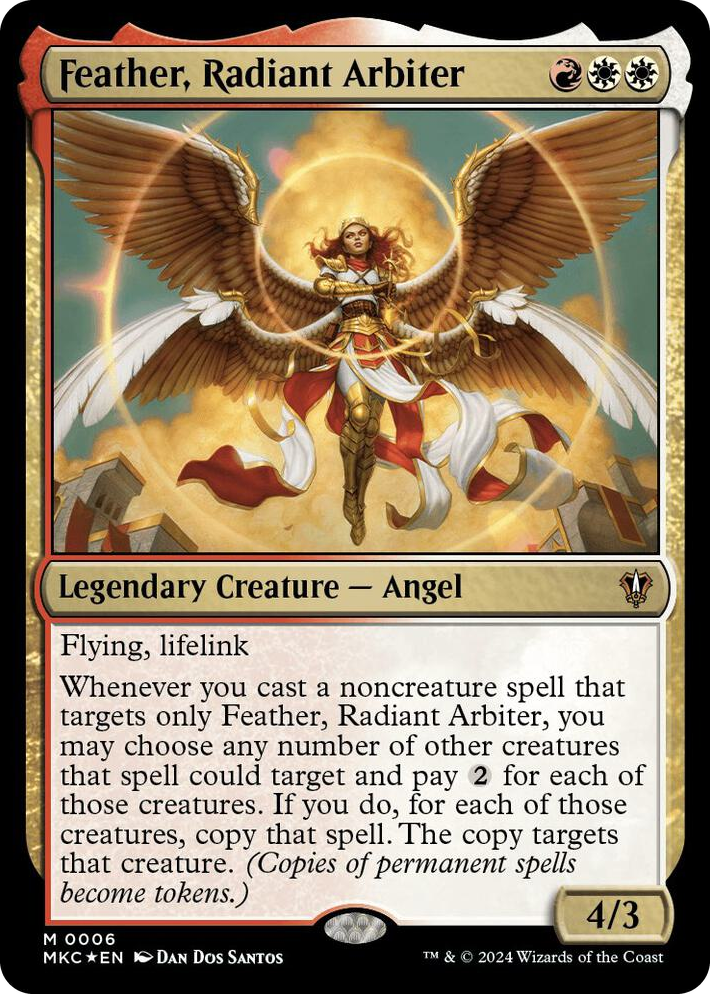 0006 Feather, Radiant Arbiter M Commander: Murders at Karlov Manor