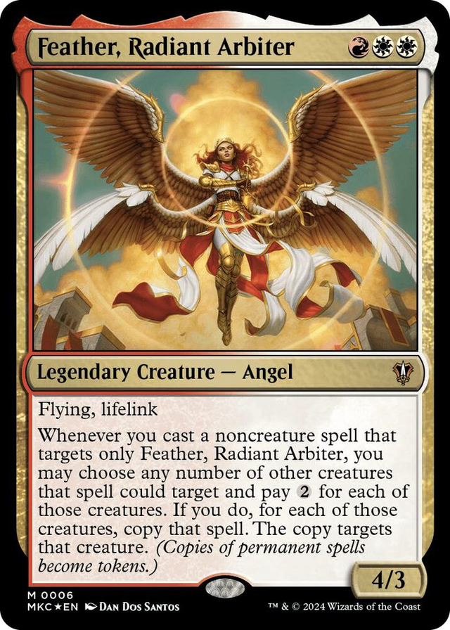 0006 Feather, Radiant Arbiter M Commander: Murders at Karlov Manor
