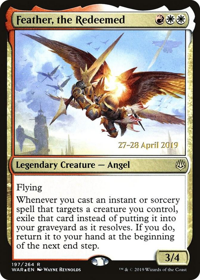0197 Feather, the Redeemed R Prerelease Cards