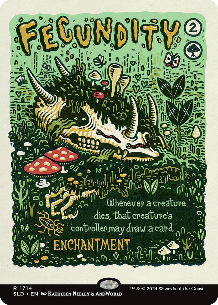 Fecundity #1714 R - Secret Lair Drop Series Pokemon card