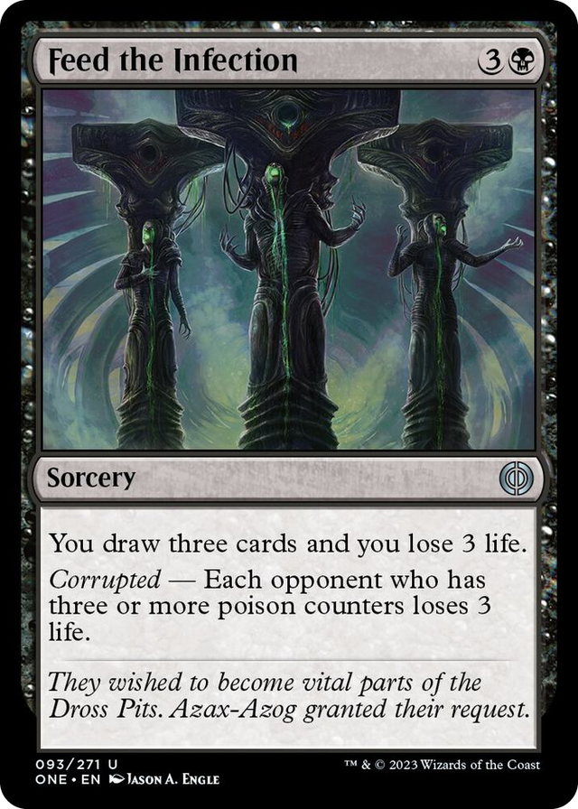 0093 Feed the Infection U Phyrexia: All Will Be One