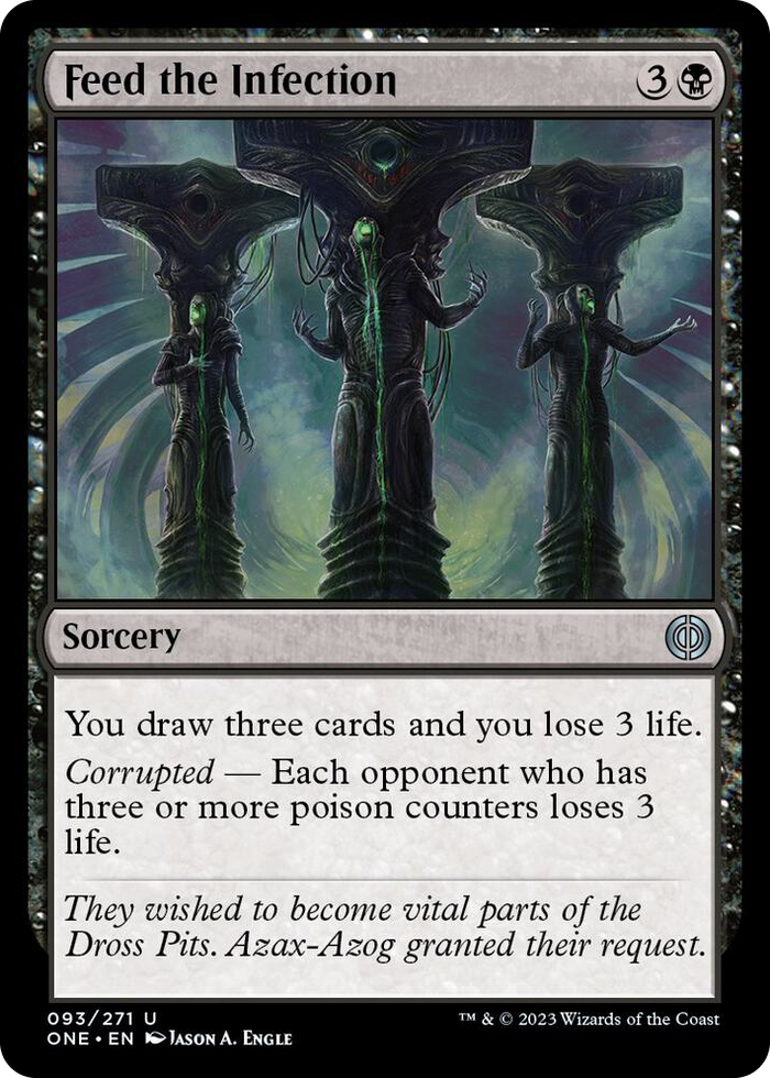 Feed the Infection #93 U - Phyrexia: All Will Be One Pokemon card