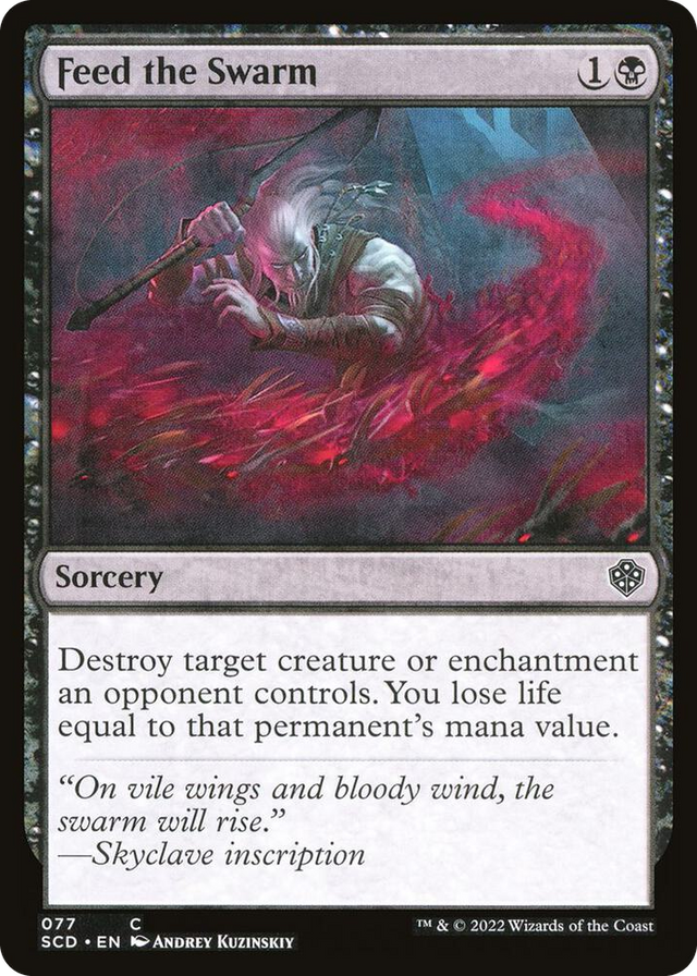 0077 Feed the Swarm C Starter Commander Decks