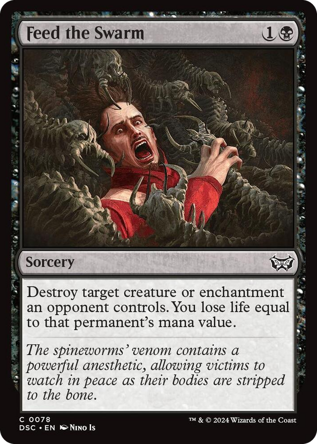 0078 Feed the Swarm C Commander: Duskmourn: House of Horror