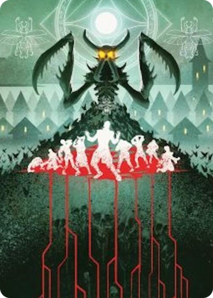 0044 Feed the Swarm Art Card S Art Series: Secrets of Strixhaven
