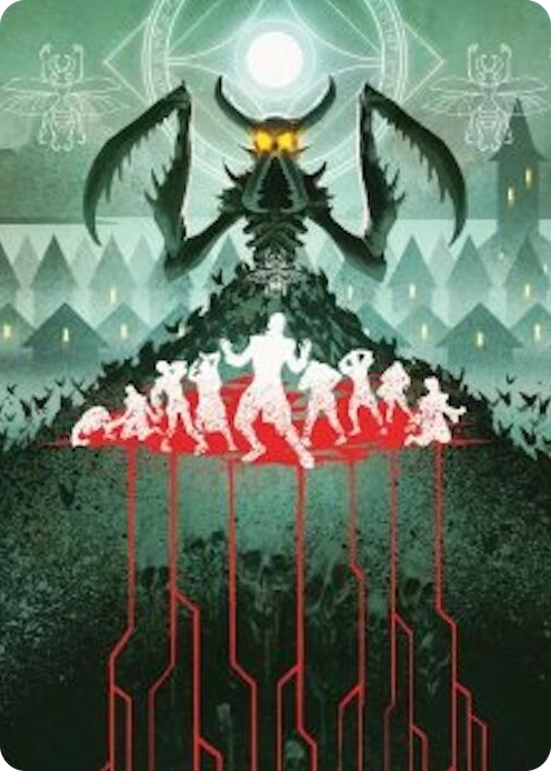 0044 Feed the Swarm Art Card S Art Series: Secrets of Strixhaven