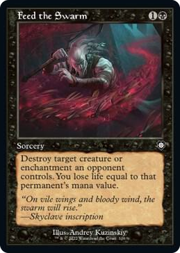 0106 Feed the Swarm (Retro Frame) C Commander: The Brothers' War