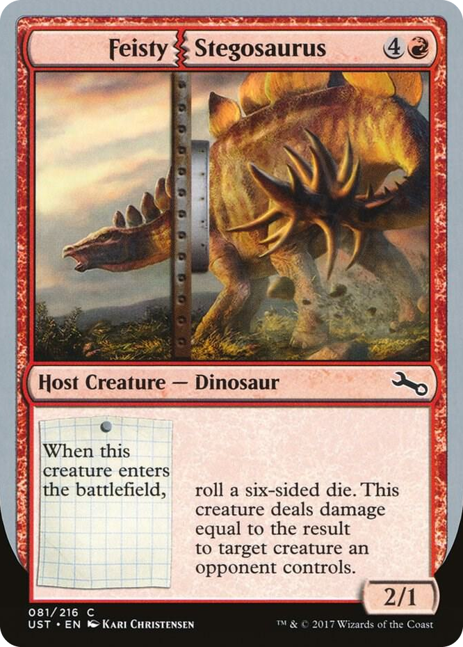 0081 Feisty Stegosaurus C Unstable