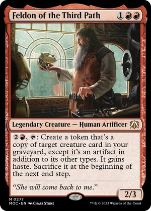 0277 Feldon of the Third Path M Commander: March of the Machine