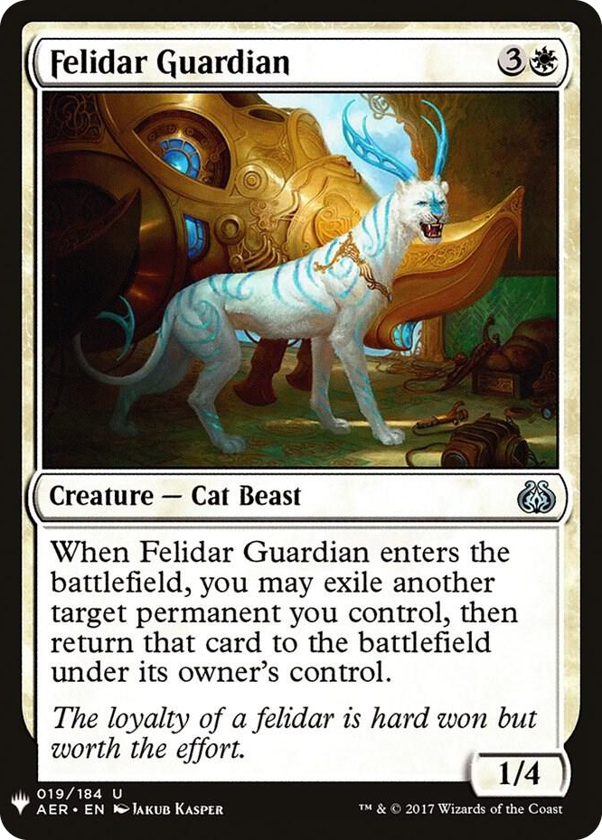Felidar Guardian #19 U - The List Reprints Pokemon card