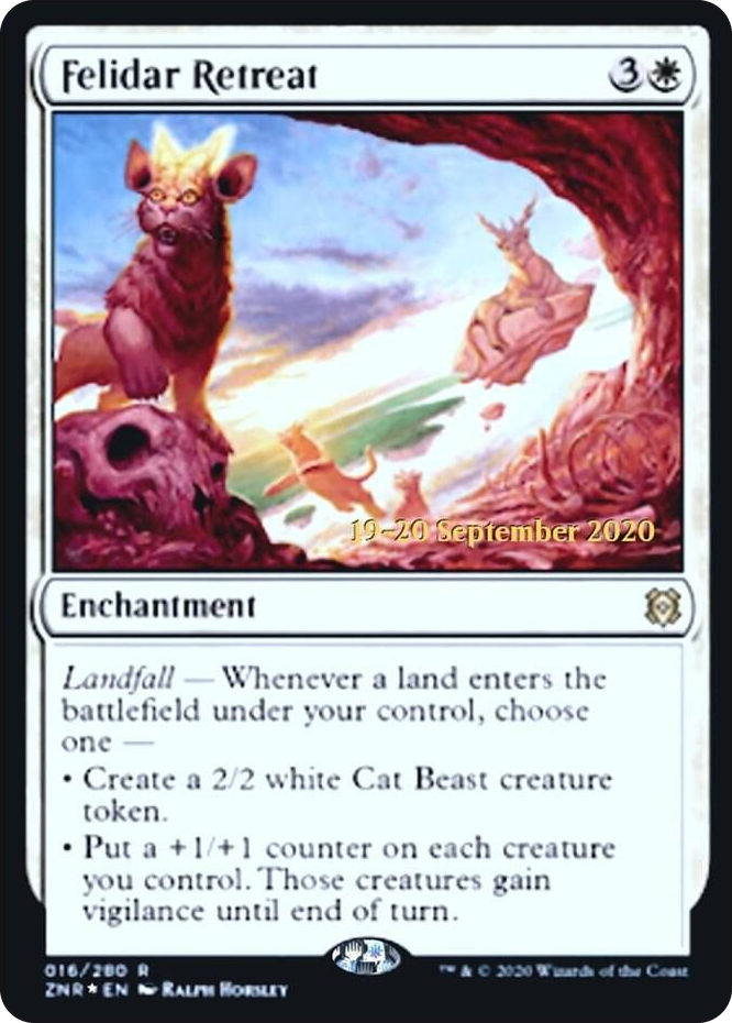 Felidar Retreat #16 R - Prerelease Cards Pokemon card