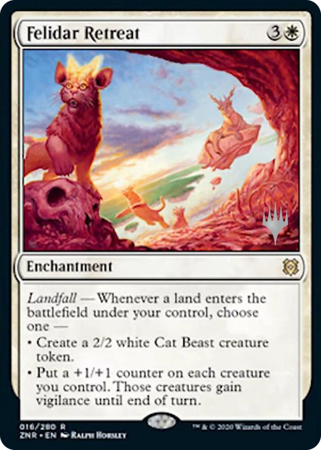 0016 Felidar Retreat R Promo Pack: Zendikar Rising