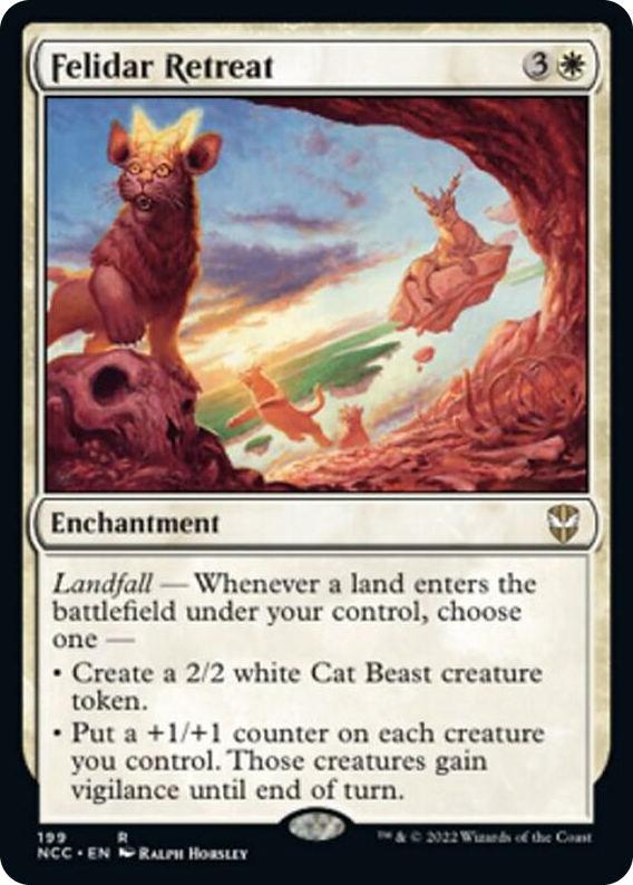 0199 Felidar Retreat R Commander: Streets of New Capenna