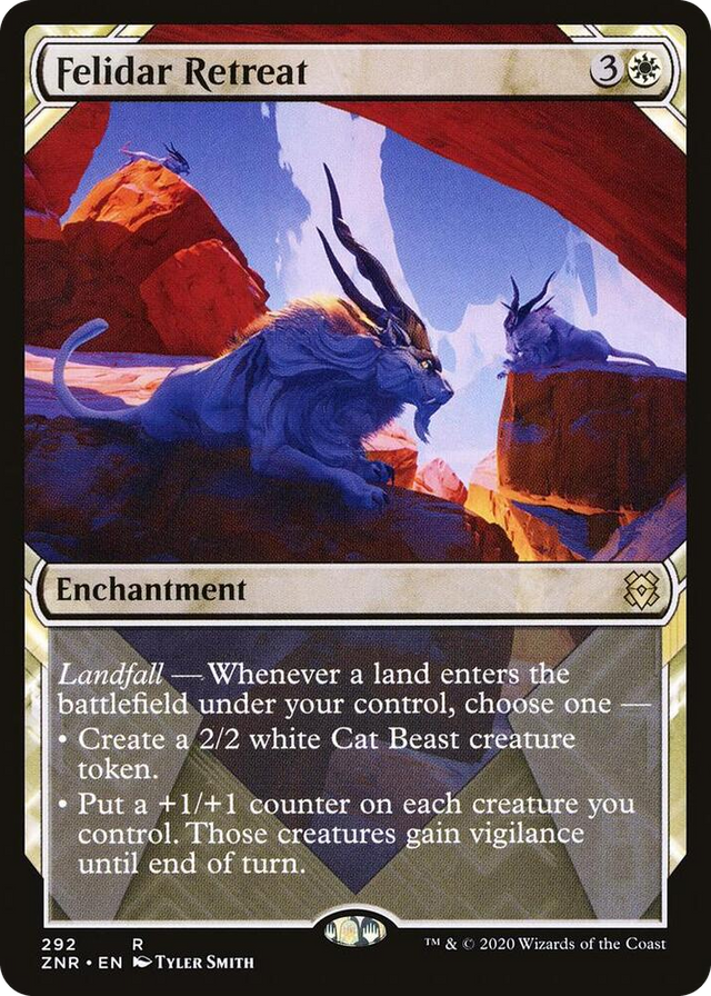 0292 Felidar Retreat (Showcase) R Zendikar Rising