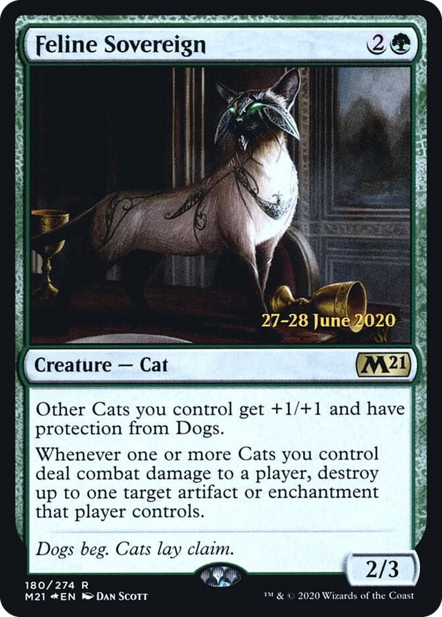 0180 Feline Sovereign R Prerelease Cards