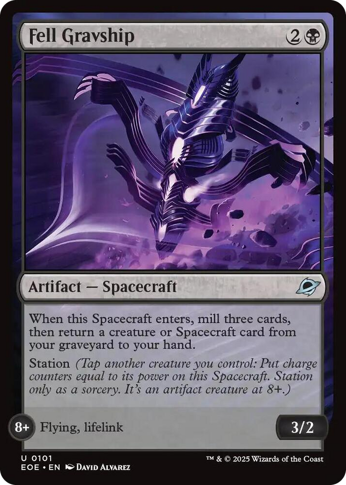 Fell Gravship #101 U - Edge of Eternities Pokemon card