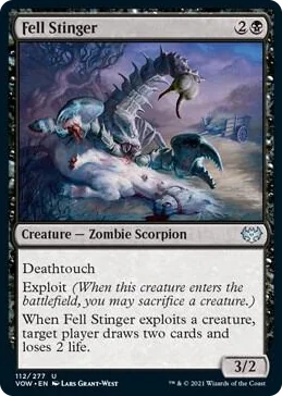 0112 Fell Stinger U Innistrad: Crimson Vow