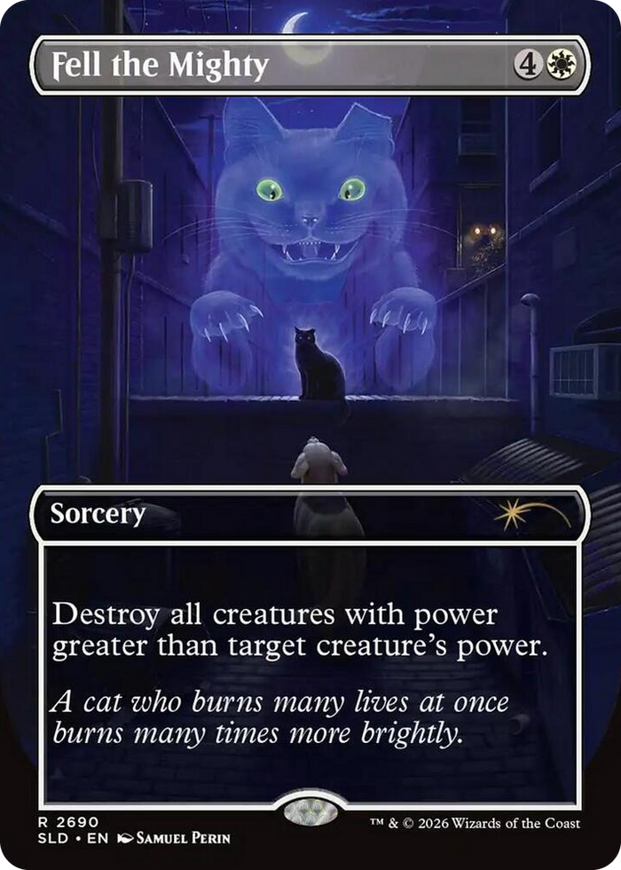 Fell the Mighty (2690) #2690 R - Secret Lair Drop Series Pokemon card