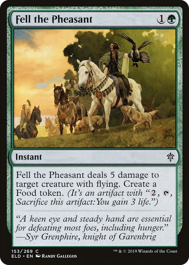 0153 Fell the Pheasant C Throne of Eldraine