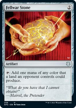 0206 Fellwar Stone U Commander: Adventures in the Forgotten Realms