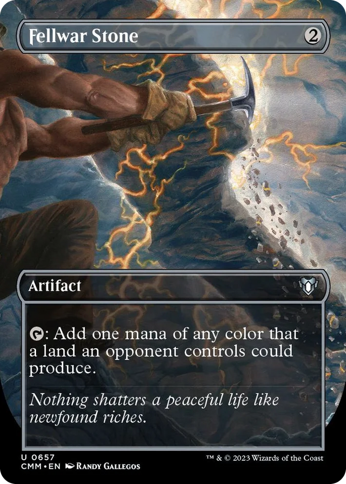 0657 Fellwar Stone (Borderless) U Commander Masters
