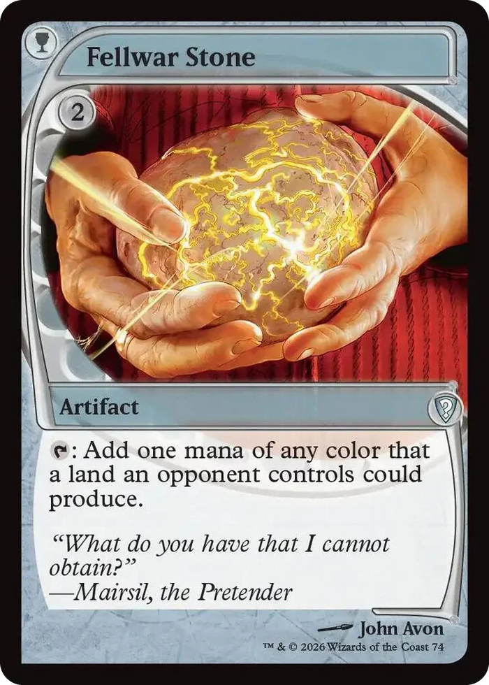 0074 Fellwar Stone (Future Sight) R Mystery Booster Commander Edition