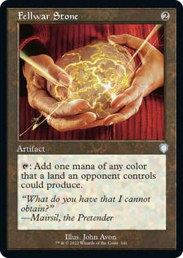 0141 Fellwar Stone (Retro Frame) U Commander: The Brothers' War