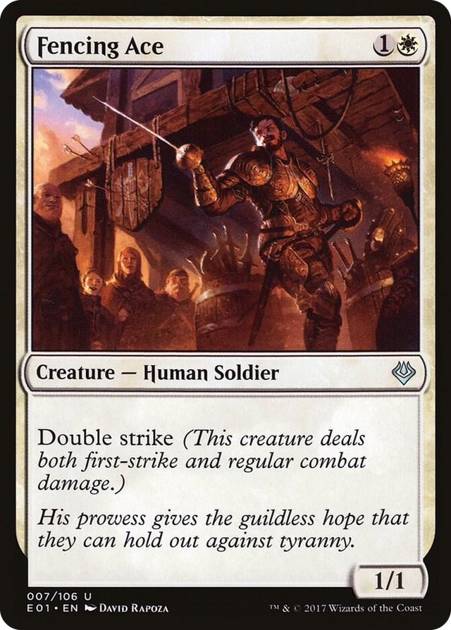 0007 Fencing Ace U Archenemy: Nicol Bolas