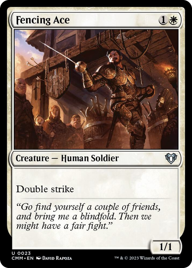 0023 Fencing Ace U Commander Masters