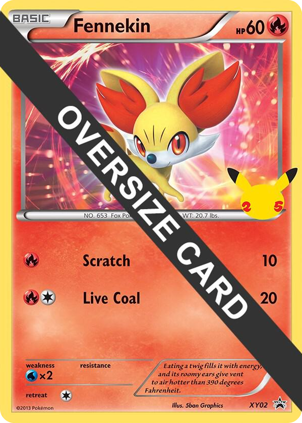 XY002 Fennekin Promo First Partner Pack