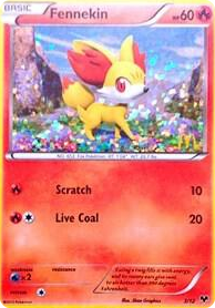 0003 Fennekin Promo McDonald's Promos 2014