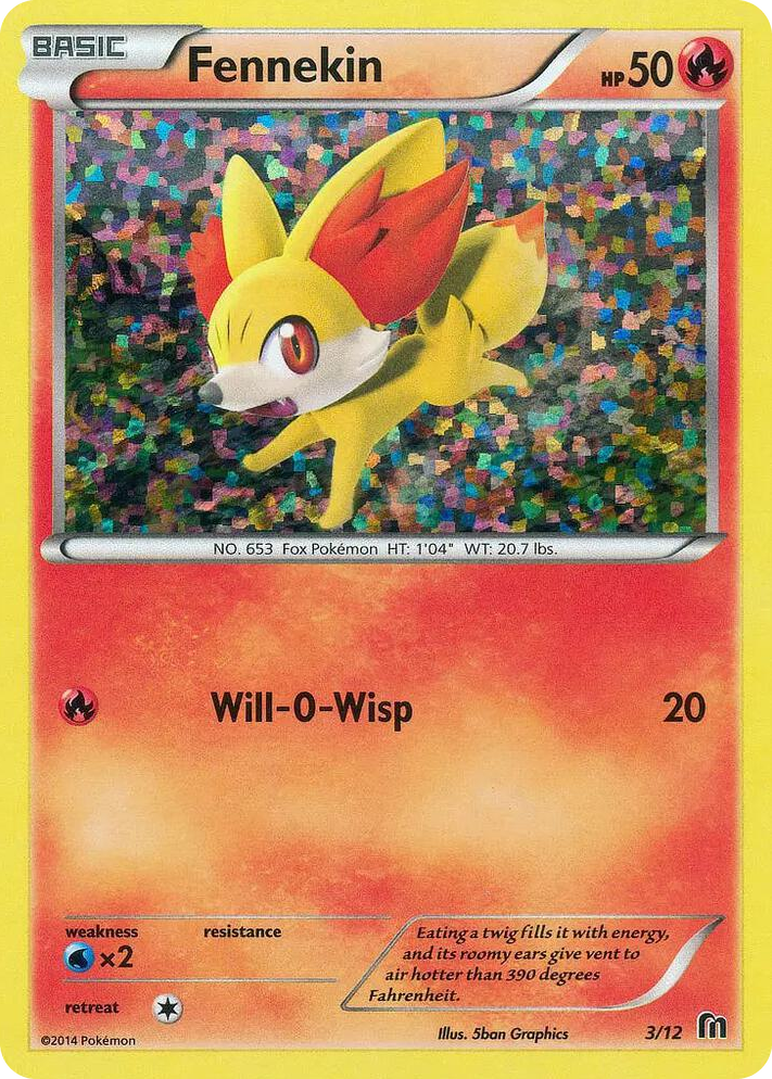 0003 Fennekin Promo McDonald's Promos 2016