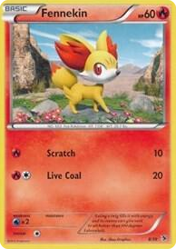 0008 Fennekin Common Kalos Starter Set