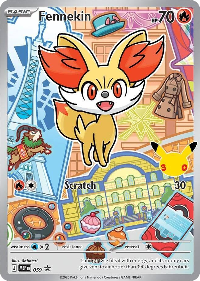 0059 Fennekin -  059 Promo First Partner Collection 2026