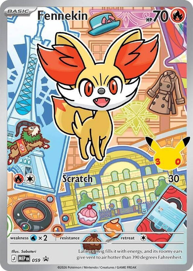 0059 Fennekin -  059 Promo First Partner Collection 2026