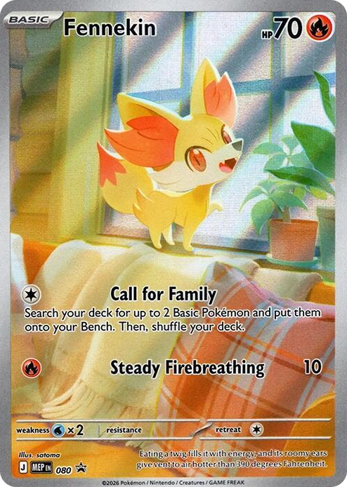 0080 Fennekin - 080 Promo Mega Evolution Promo