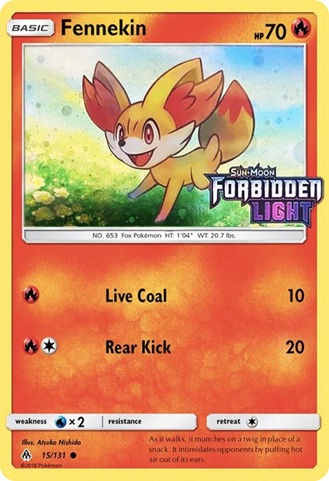 0015 Fennekin - 15/131 (Toys R' Us Promo) Promo SM Promos
