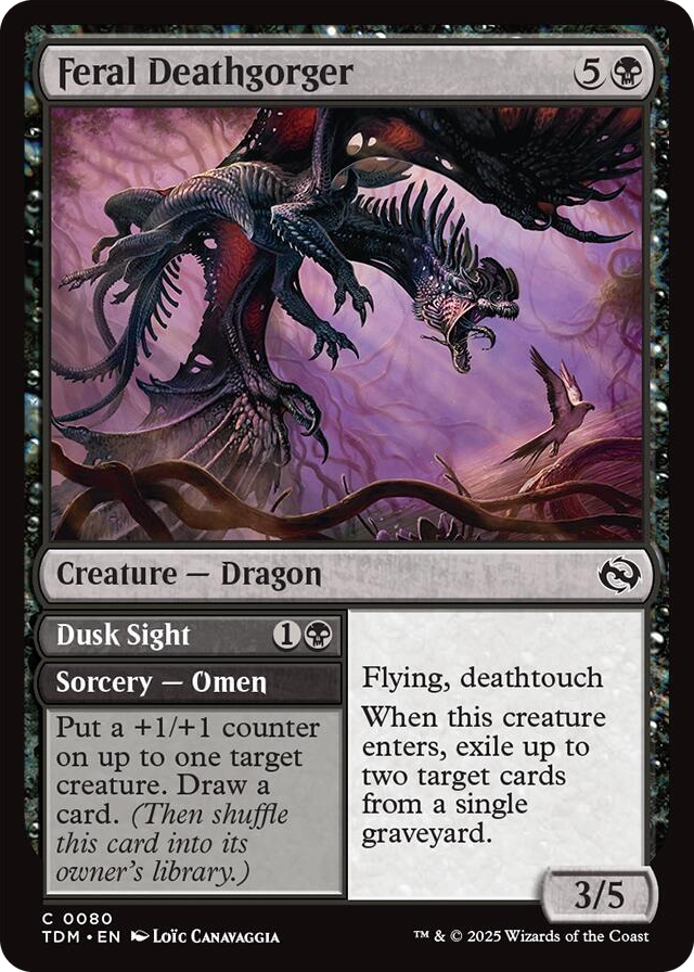 0080 Feral Deathgorger C Dragonstorm