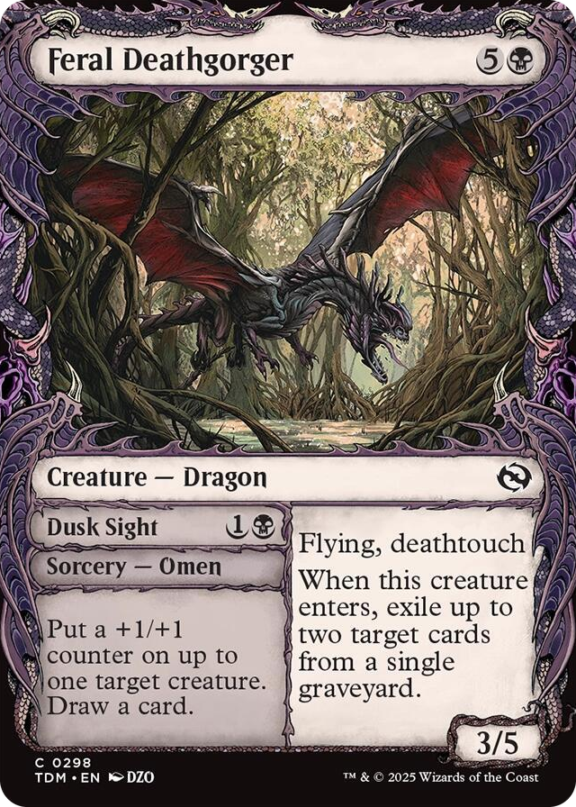 0298 Feral Deathgorger (Showcase) C Dragonstorm
