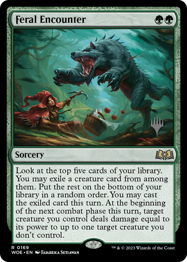 0169 Feral Encounter R Promo Pack: Wilds of Eldraine