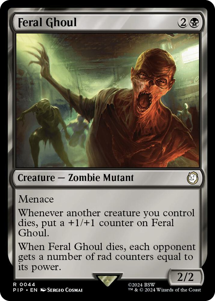 0044 Feral Ghoul R Universes Beyond: Fallout